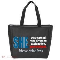 She Was Warned Given An Explanation Persisted Nevertheless Tote Bag thumb 0