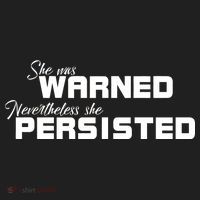 She Was Warned Nevertheless, She Persisted. Protest Golf Towel thumb 3