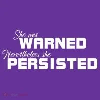 She Was Warned Nevertheless, She Persisted. Protest Toddler Hoodie thumb 2