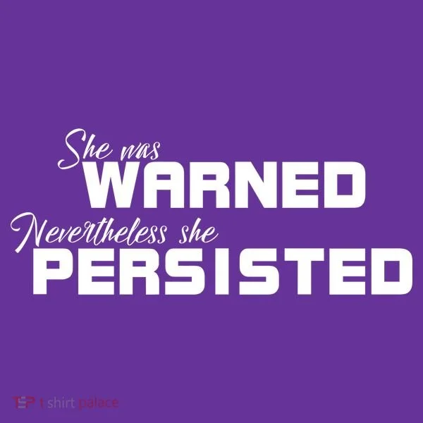 She Was Warned Nevertheless, She Persisted. Protest Toddler Hoodie