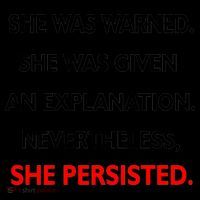 She Was Was Warned Nevertheless Persisted Coffee Mug thumb 5