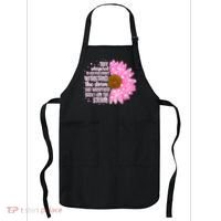 She Whispers Back I Am The Storm Pink Flower Apron thumb 0