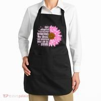 She Whispers Back I Am The Storm Pink Flower Apron thumb 2