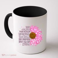 She Whispers Back I Am The Storm Pink Flower Coffee Mug thumb 0