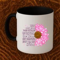 She Whispers Back I Am The Storm Pink Flower Coffee Mug thumb 2