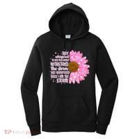 She Whispers Back I Am The Storm Pink Flower Women's Hoodie thumb 0