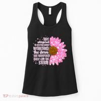 She Whispers Back I Am The Storm Pink Flower Women's Tank Top thumb 0