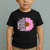 She Whispers Back I Am The Storm Pink Flower Toddler T-Shirt thumb 2