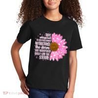 She Whispers Back I Am The Storm Pink Flower Kids T-Shirt thumb 2