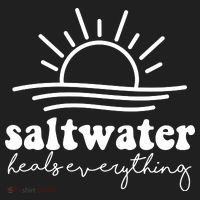 Saltwater Heals Everything Sunset Tumbler thumb 3