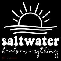 Saltwater Heals Everything Sunset Ornament thumb 1