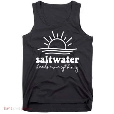 Saltwater Heals Everything Sunset Tank Top