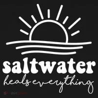 Saltwater Heals Everything Sunset Women's Long Sleeve Shirt thumb 2