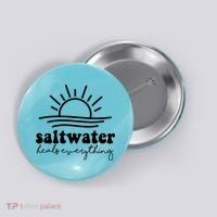 Saltwater Heals Everything Sunset Button thumb 0