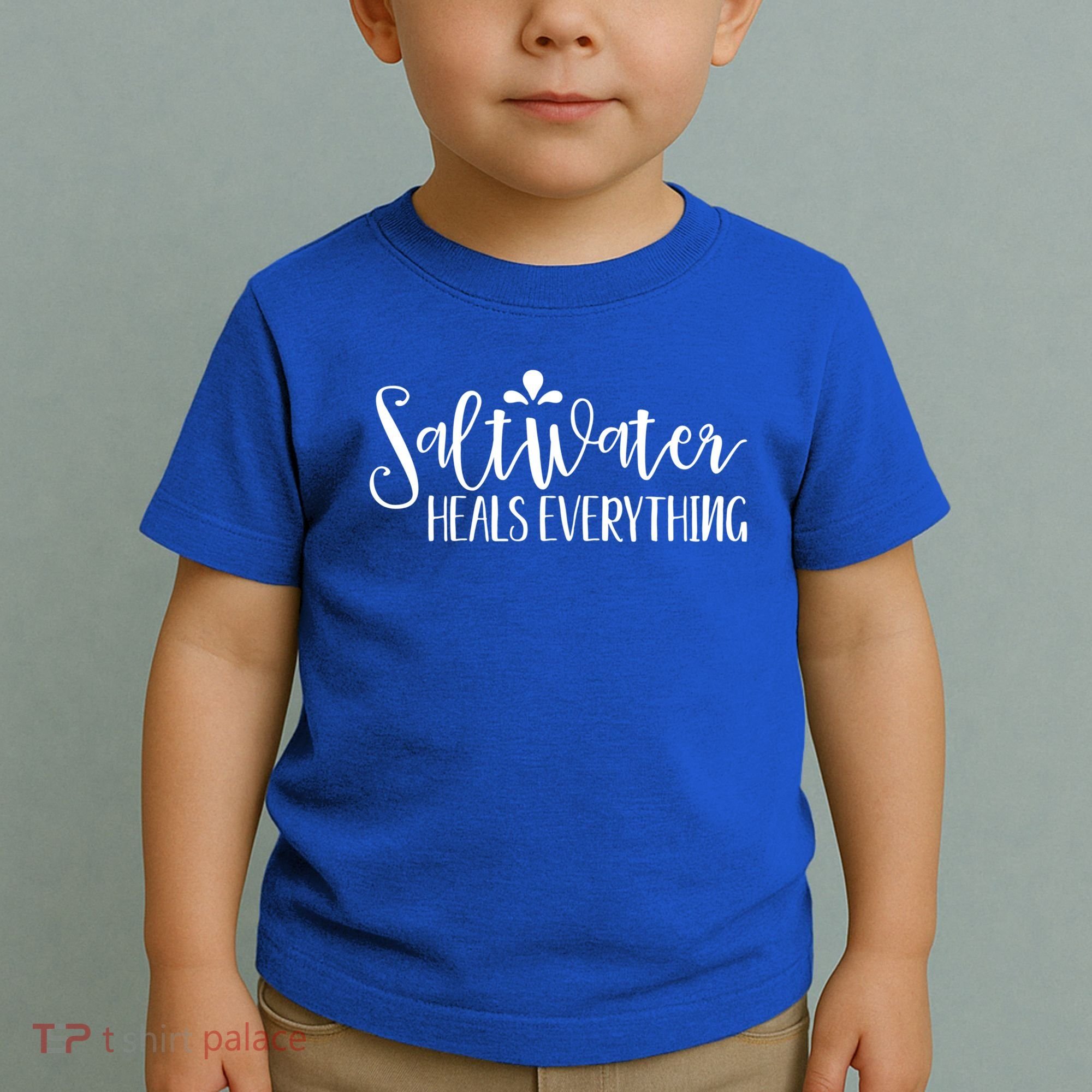Saltwater Heals Everything Gift Toddler T-Shirt