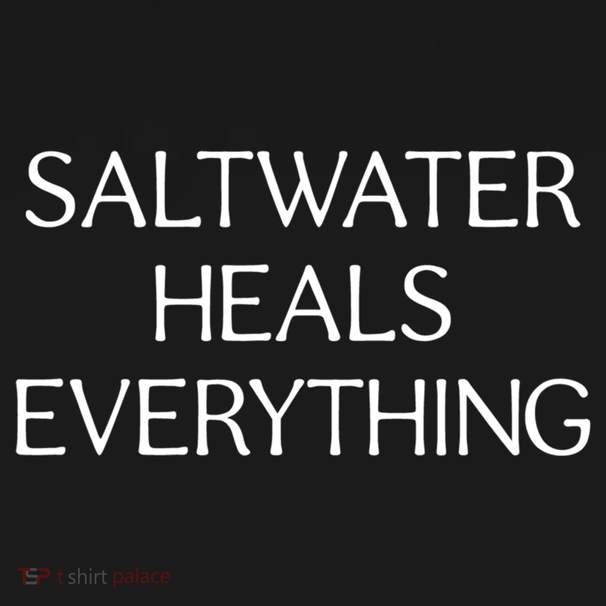 Saltwater Heals Everything Gift Cute Gift Doggie Tank
