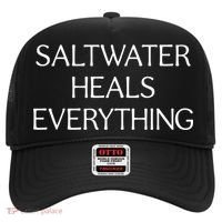 Saltwater Heals Everything Gift Cute Gift Hat thumb 0