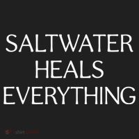 Saltwater Heals Everything Gift Cute Gift Hat thumb 2