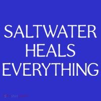 Saltwater Heals Everything Gift Cute Gift Women's Long Sleeve Shirt thumb 2