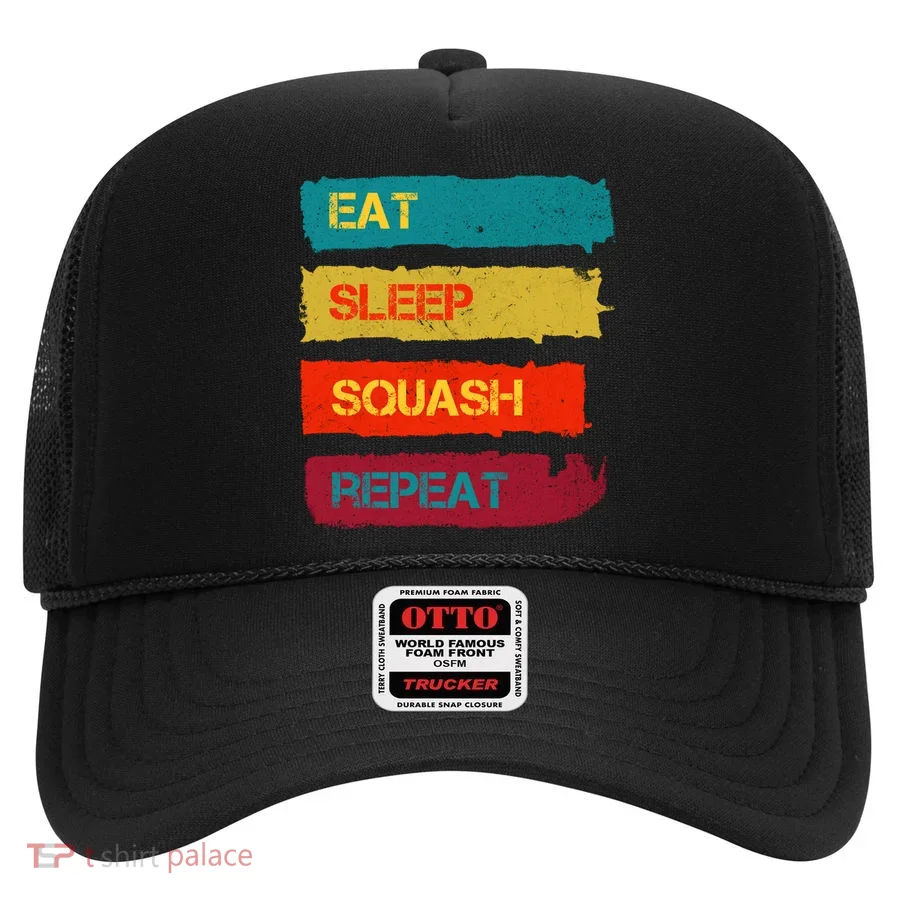 Squash Hobby Eat Sleep Squash Repeat Gift Hat
