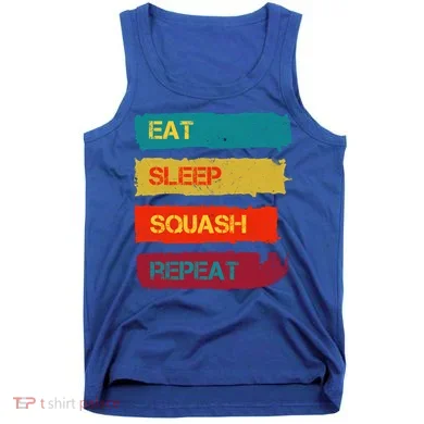 Squash Hobby Eat Sleep Squash Repeat Gift Tank Top