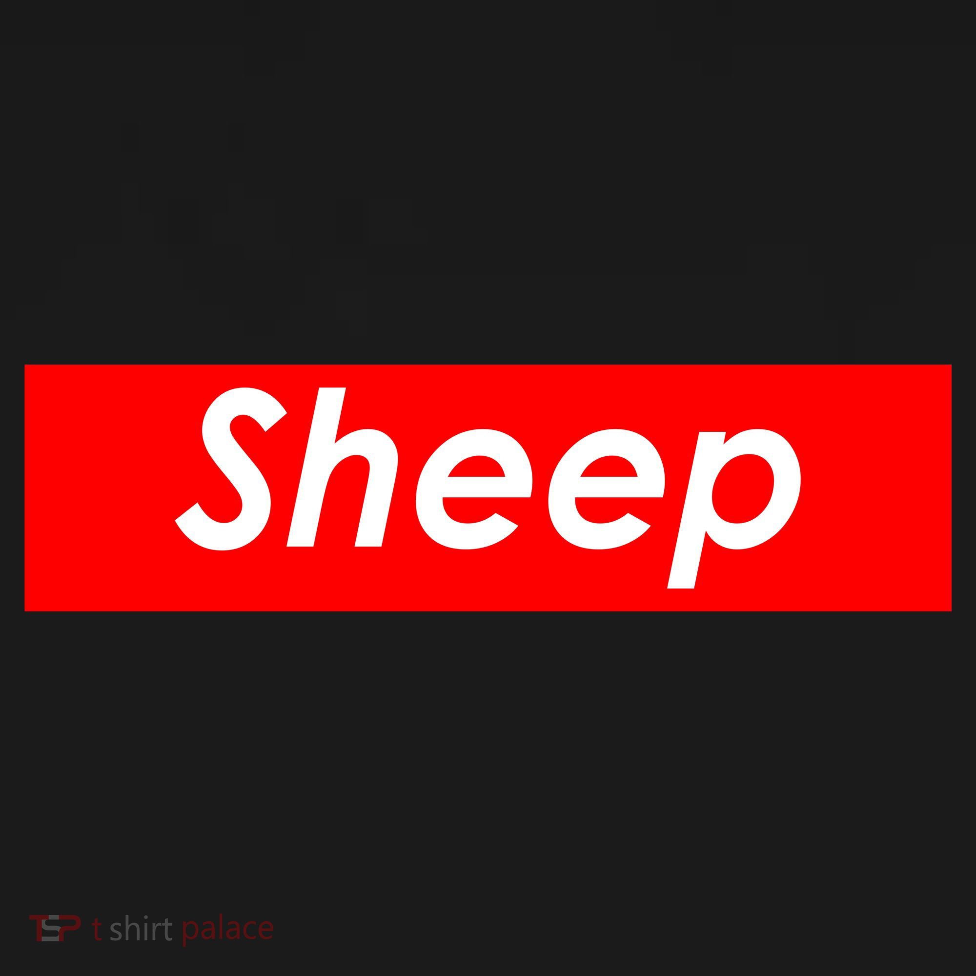 Sheep Red Box Logo Backpack