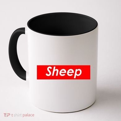 Sheep Red Box Logo Coffee Mug