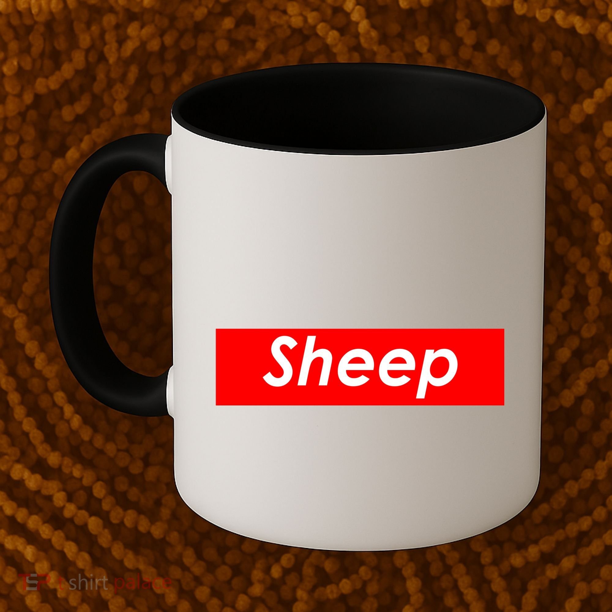 Sheep Red Box Logo Coffee Mug