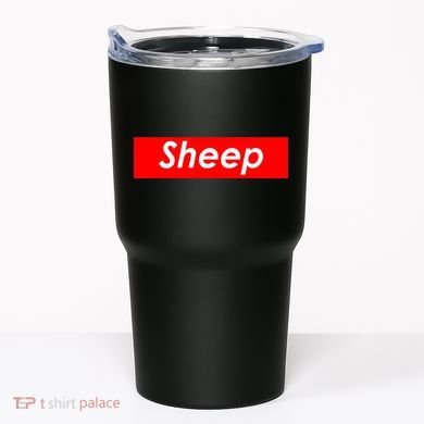 Sheep Red Box Logo Tumbler