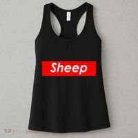 Sheep Red Box Logo Women's Tank Top thumb 3