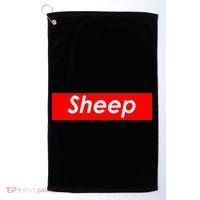 Sheep Red Box Logo Golf Towel thumb 0