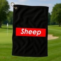 Sheep Red Box Logo Golf Towel thumb 1