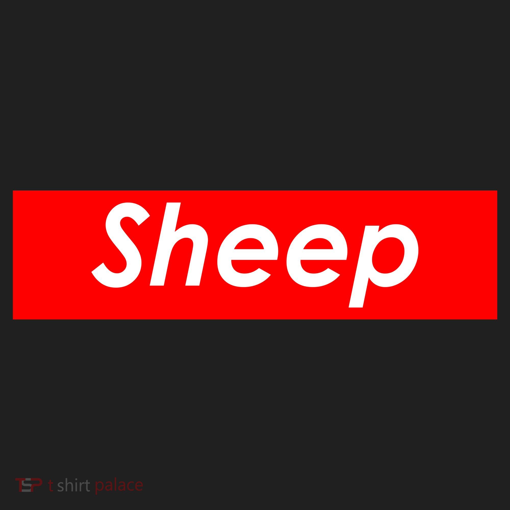 Sheep Red Box Logo Golf Towel