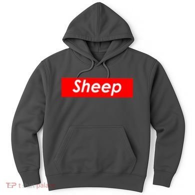 Sheep Red Box Logo Hoodie