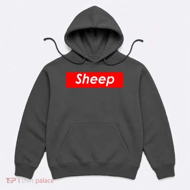 Sheep Red Box Logo Hoodie