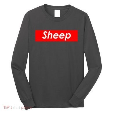 Sheep Red Box Logo Long Sleeve Shirt