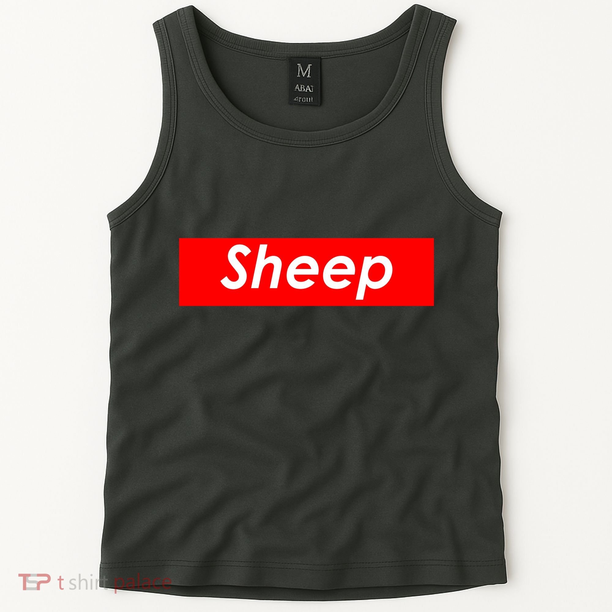 Sheep Red Box Logo Tank Top