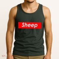 Sheep Red Box Logo Tank Top thumb 3
