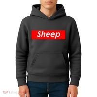 Sheep Red Box Logo Kids Hoodie thumb 4