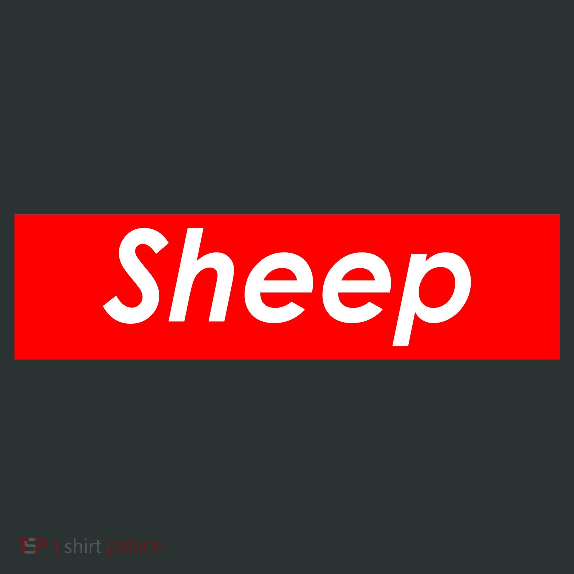 Sheep Red Box Logo Kids Long Sleeve Shirt