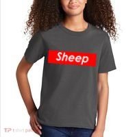 Sheep Red Box Logo Kids T-Shirt thumb 2