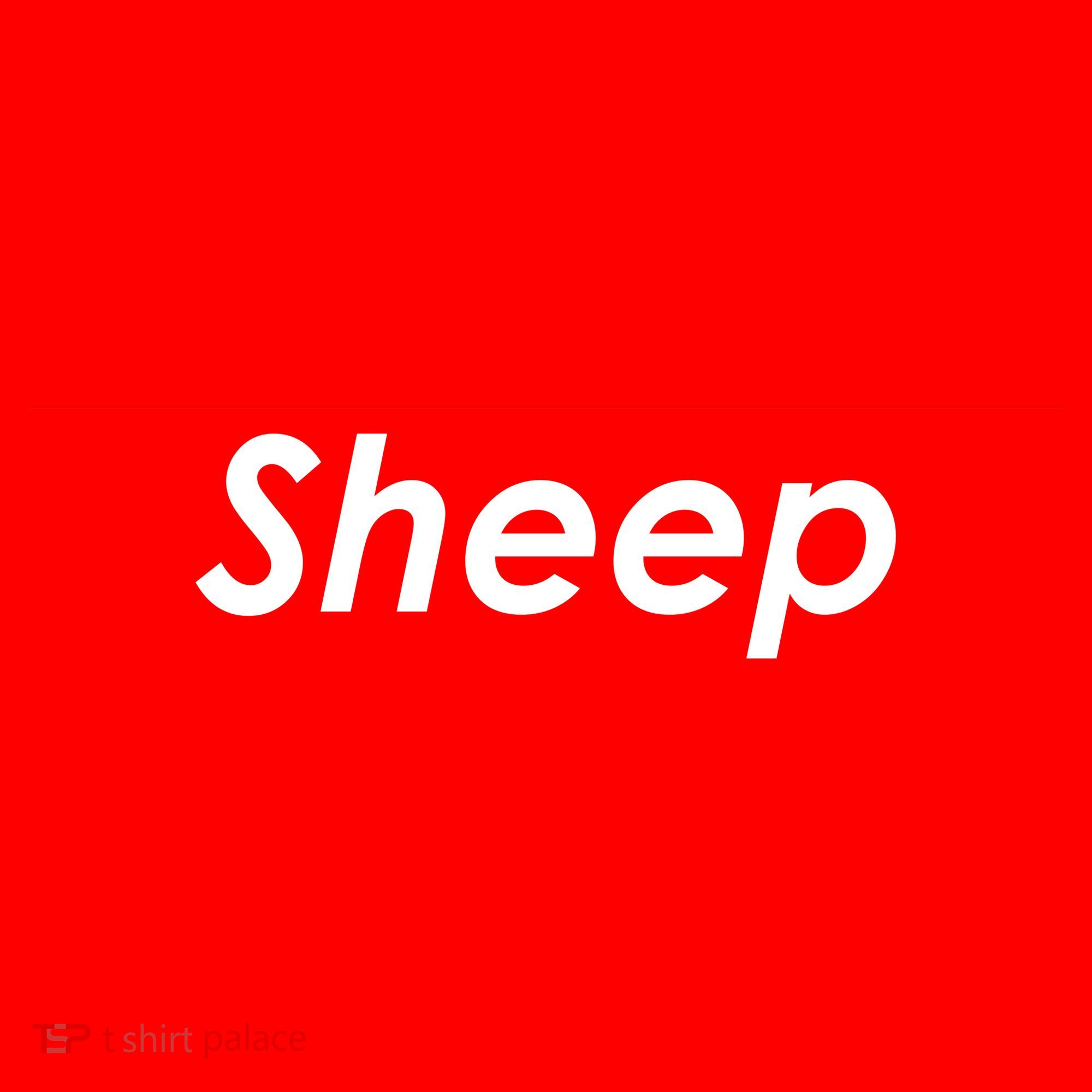Sheep Red Box Logo Santa Hat