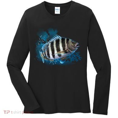 Sheepshead Women's Long Sleeve Shirt