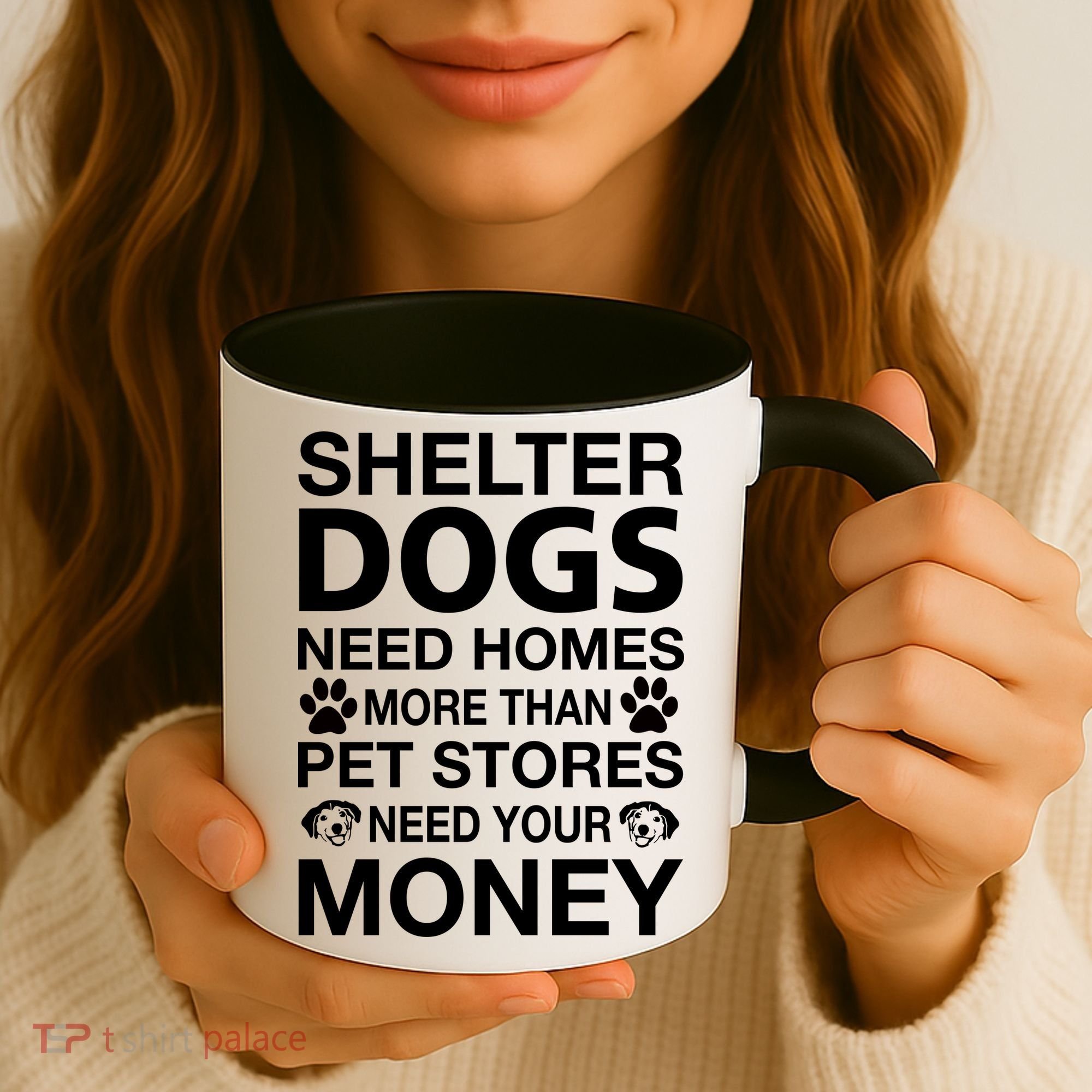 Shelter Dogs Need Homes Coffee Mug