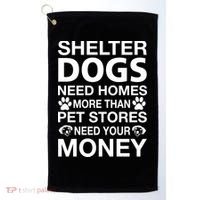 Shelter Dogs Need Homes Golf Towel thumb 0