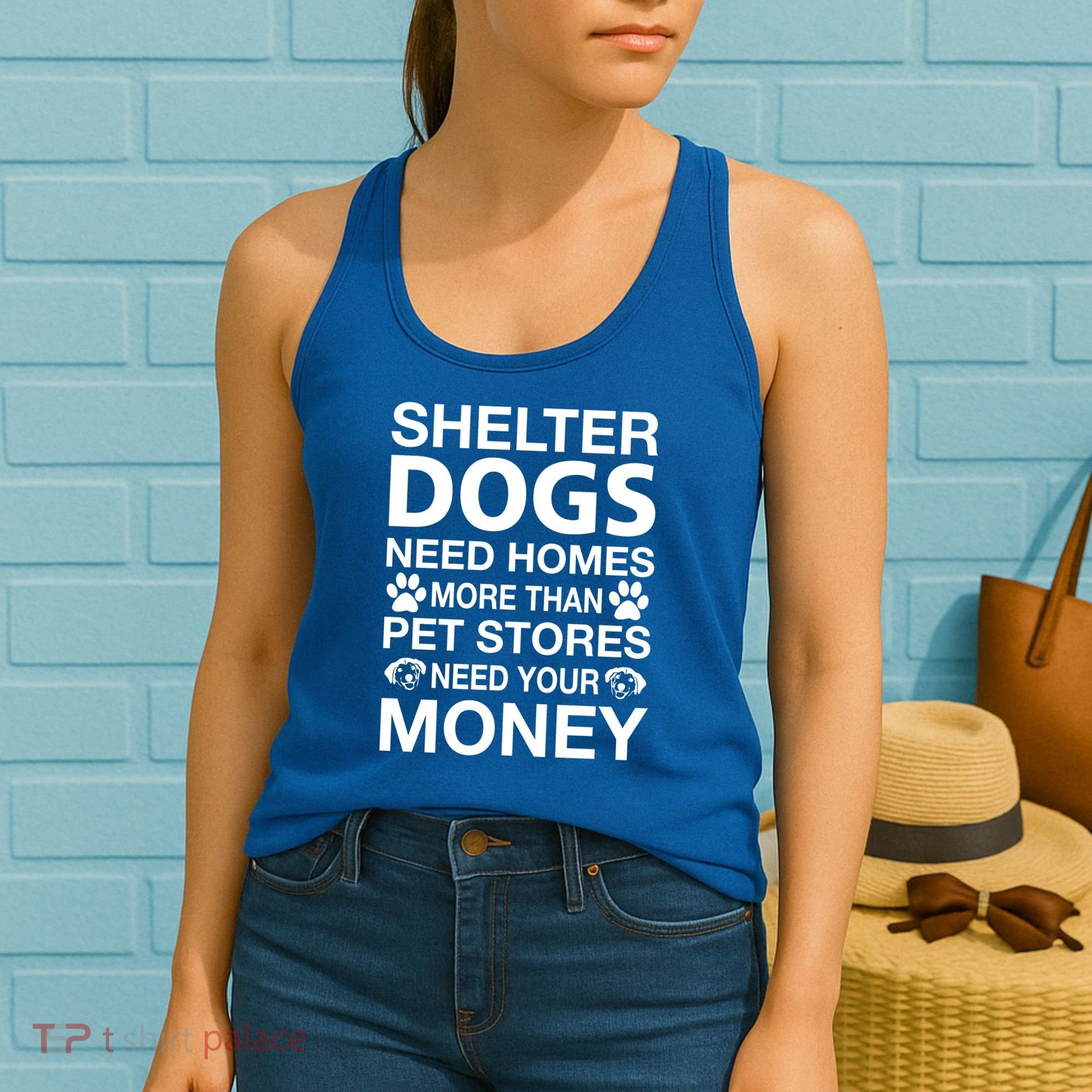 Shelter Dogs Need Homes Women's Tank Top