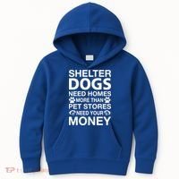 Shelter Dogs Need Homes Kids Hoodie thumb 0