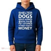 Shelter Dogs Need Homes Kids Hoodie thumb 4