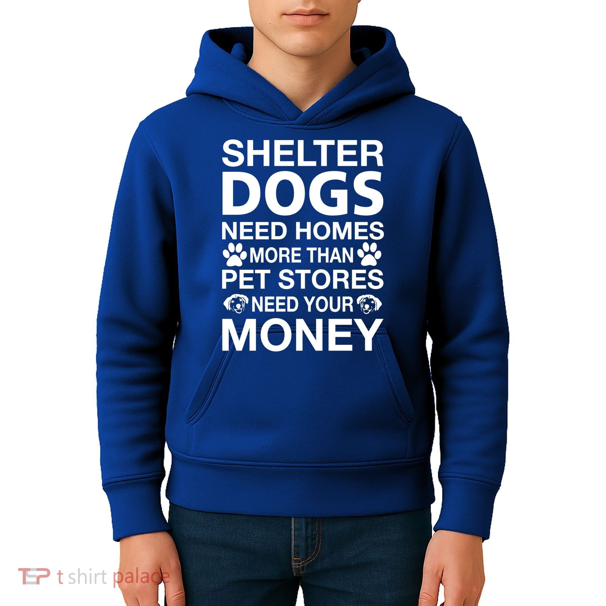 Shelter Dogs Need Homes Kids Hoodie