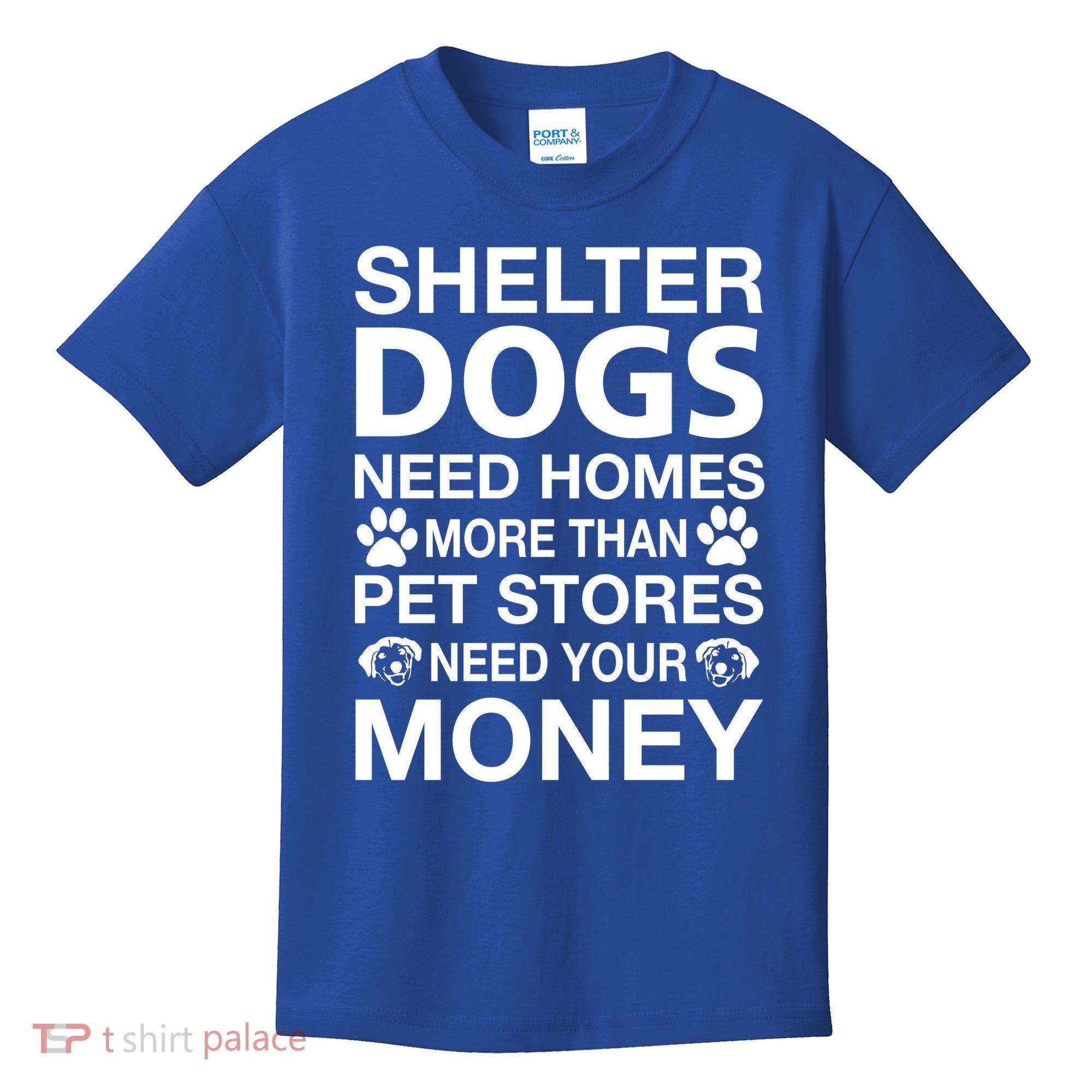 Shelter Dogs Need Homes Kids T-Shirt